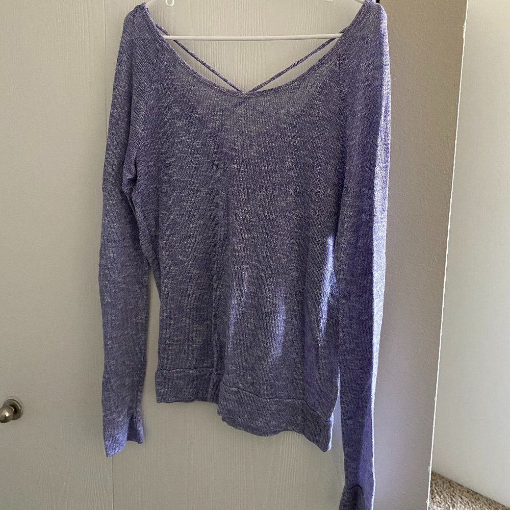 Semi-Open Back Off the Shoulder Sweater